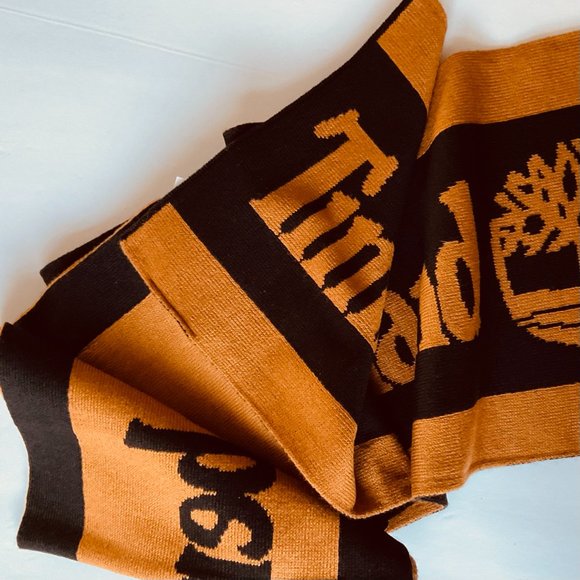 TIMBERLAND Men's Jacquard Scarf & Beanie/Hat Gift Set NIB - Picture 5 of 6